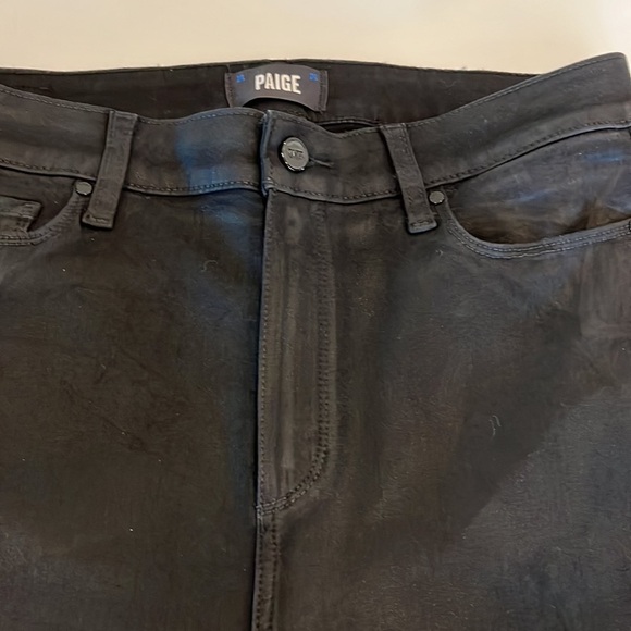 Paige Cindy Black Fog Luxe Coating Size 31 - Picture 15 of 16